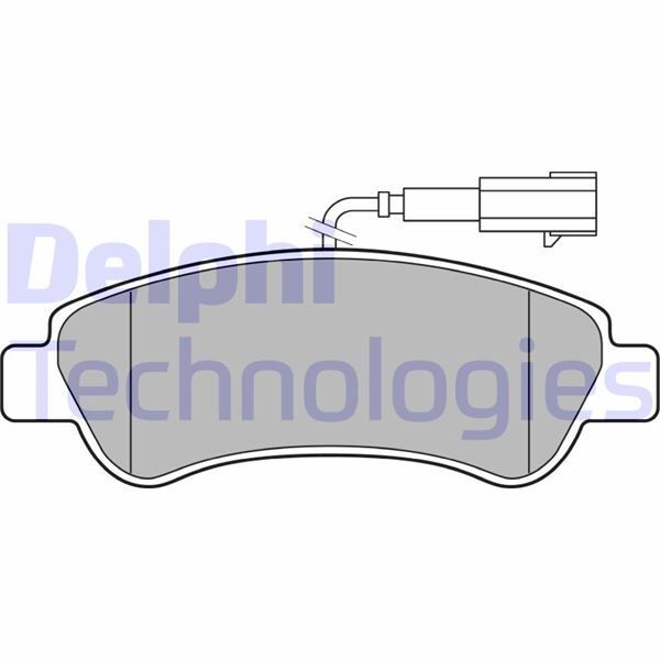 DELPHI ARKA FREN BALATASI FİŞLİ BOXER-JUMPER-DUCATO 06> (1614412180)