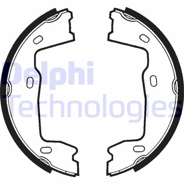 DELPHI ARKA PABUÇ BALATA VECTRA A 1.8 88-95 ASCONA C KADDET D E (1605590)