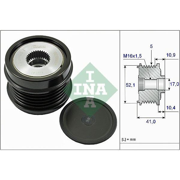 INA ALTERNATOR KASNAGI MERCEDES W176 W246 C117 X156 (A2701550315)
