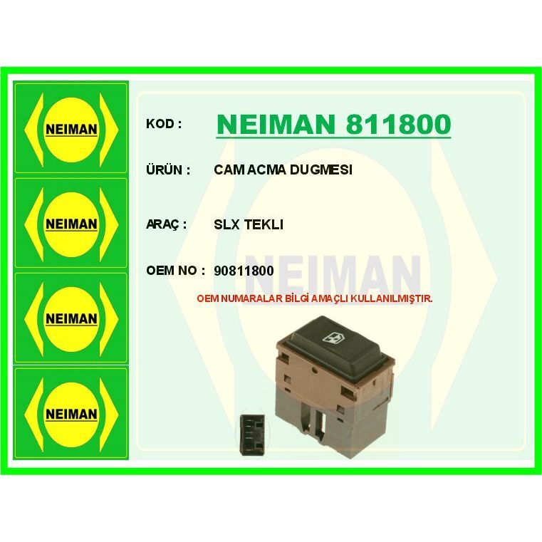 BESCHER CAM ACMA DUGMESI SLX TEKLI (90811800)