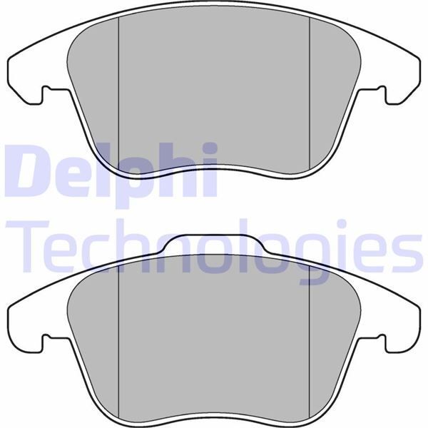 DELPHI ÖN FREN BALATASI CORSA F E 19 MOKKA E 20 208 19 2008 19 C4 20 DS3 18 (1609987980)