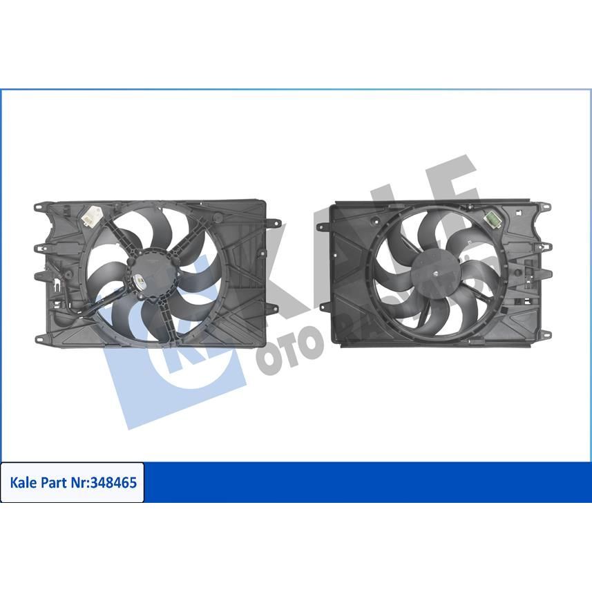 KALE RADYATOR FAN MOTORU DAVLUMBAZLI FIAT EGEA 1.6MTJ-1.4 120PS (52015581)