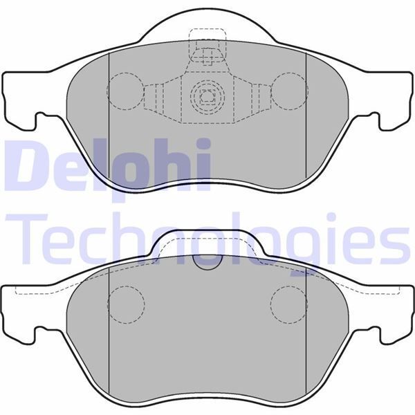 DELPHI ÖN BALATA MEGANE II 02> SCENIC II 02> CLIO III 05> 1.5DCI 1.6 16V 2.0 16V (410601237R)