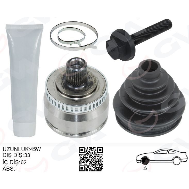 GVA DIŞ AKS KAFASI VW PASSAT 97-05 AUDI A4 95-01 (3B0498099A)