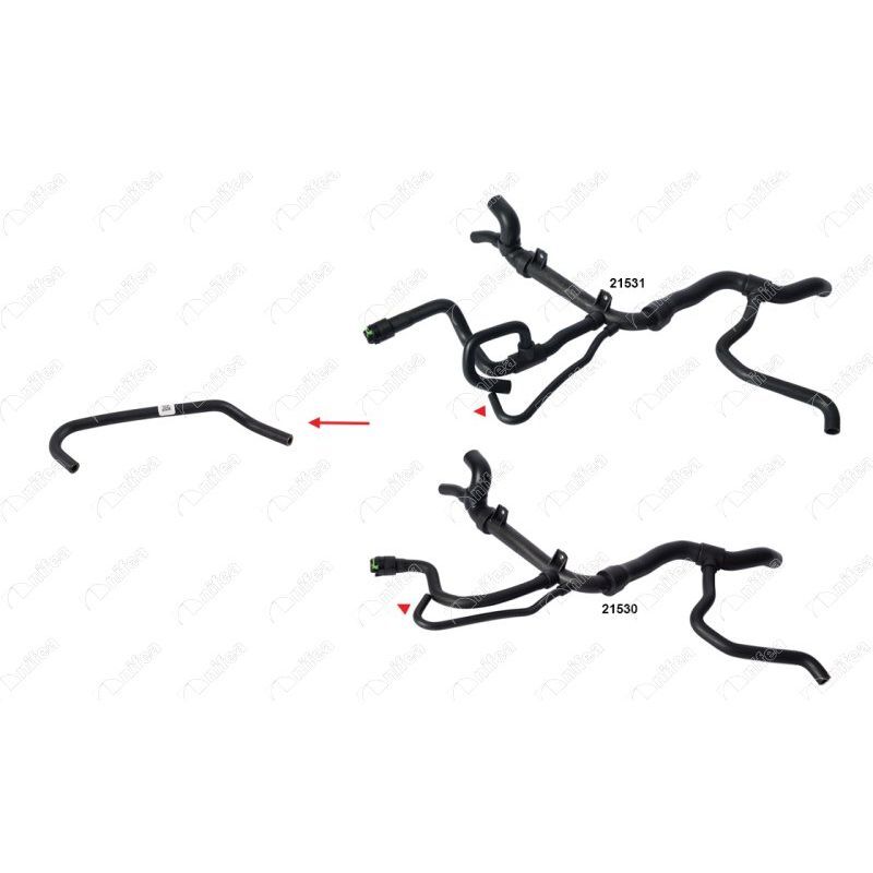 NIFEA KALORİFER HORTUMU OPEL VECTRA B 2.0 96-99 (1336125)