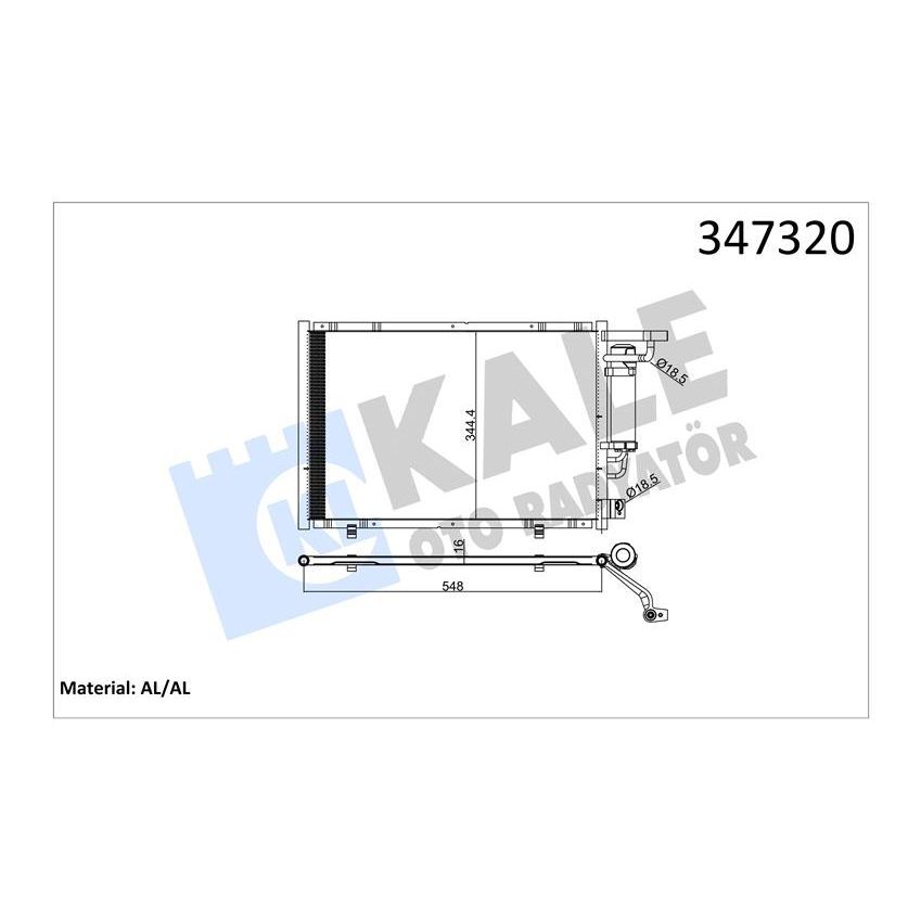 KALE RADYATOR KLIMA RADYATORU KOMPLE B-MAX 12 1.4-1.6 TI TOURNEO COURIER C4A 14 1.5-1.6 TDCI FIESTA VI 08 14 1.25-1.4-1.6 TI (ET7119710BA1834039ET7119710BA)