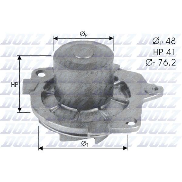 DOLZ DEVİRDAİM DOBLO-BRAVA-MAREA-STILO 1.9JTD-ASTRA H-VECTRA C 1.9CDTI PA672 (46515970)