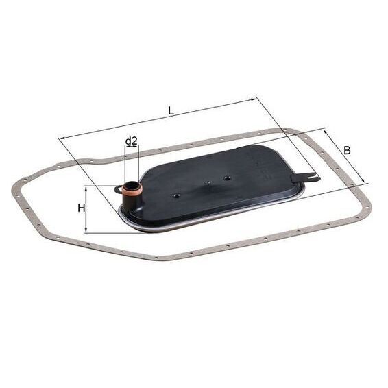 MAHLE HİDROLİK FİLTRE TAKIMI PASSAT-A4-A6 97-05 -SKODA SUPERB 02-05 ZF5HP19FL OTOMATİK ŞANZUMAN (01V325429)