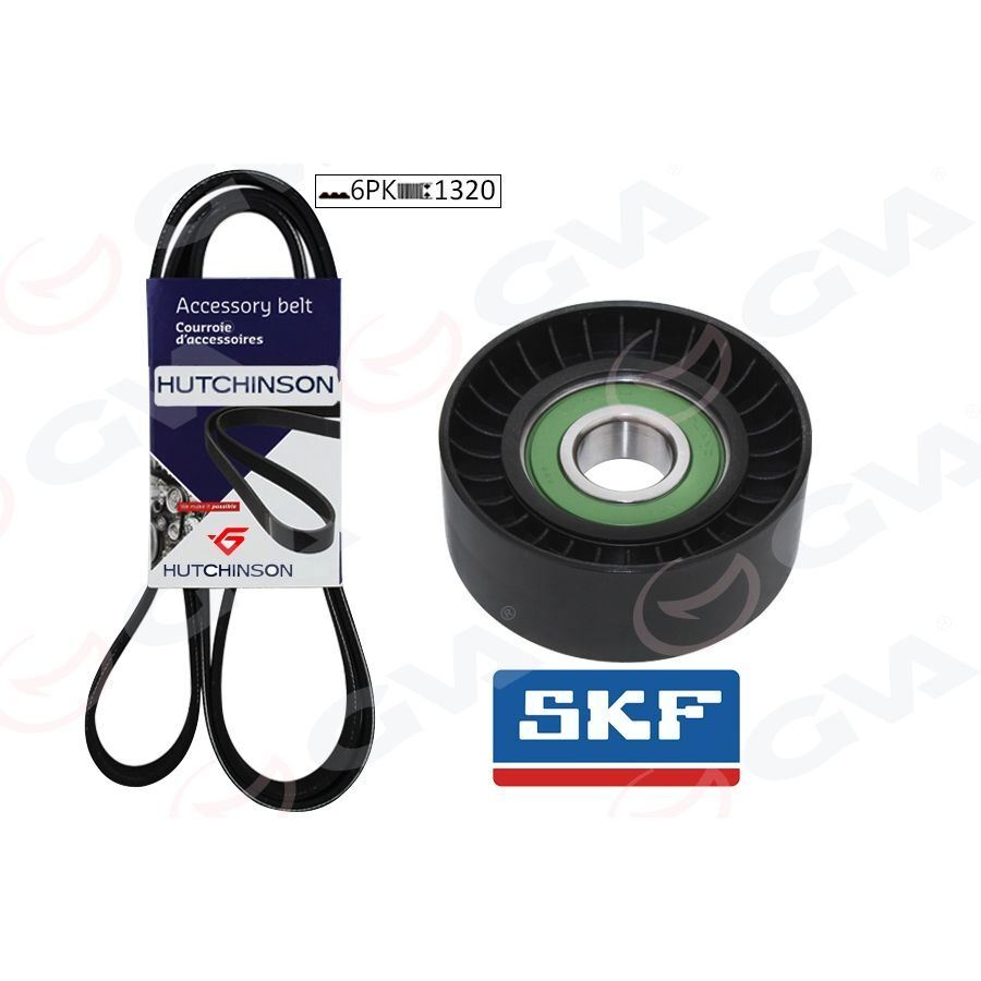 GVA ALTERNATÖR GERGİ KİTİ KÜTÜKSÜZ FIORINO-LINEA-PUNTO-PUNTO EVO 1.3 DMTJ- KLİMALI K026PK1320 (55202621)