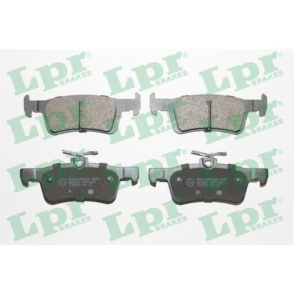 LPR ARKA FREN BALATASI P308 II 1.2 VTİ-1.2 THP-1.6 HDİ-2.0 HDİ 13 FREN DİSKİ ÇAPI 249MM İÇİN (1610814180)