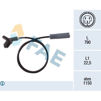 FAE ARKA ABS SENSÖRÜ E36 (34521163028)