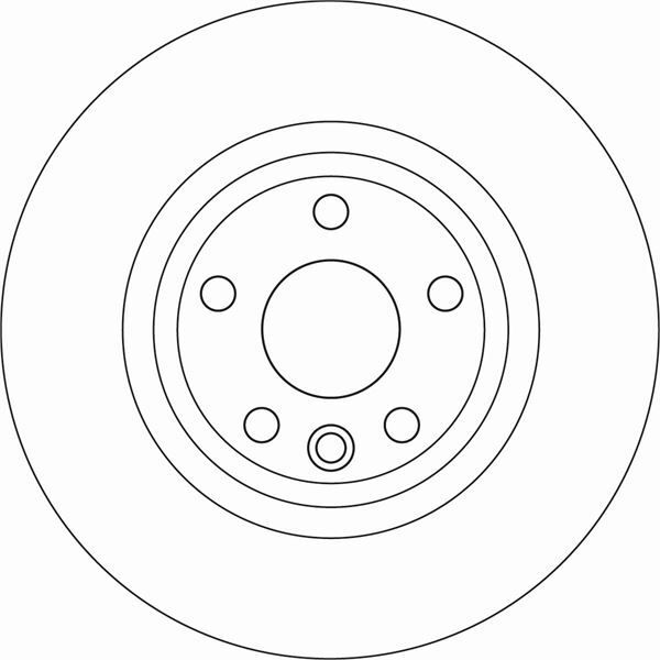 TRW FREN DISKI ARKA KAPLAMALI DISCOVERY SPORT 14 JAGUAR XF II X260 15 XE X760 15 E-PACE X540 17 (J9C1168)