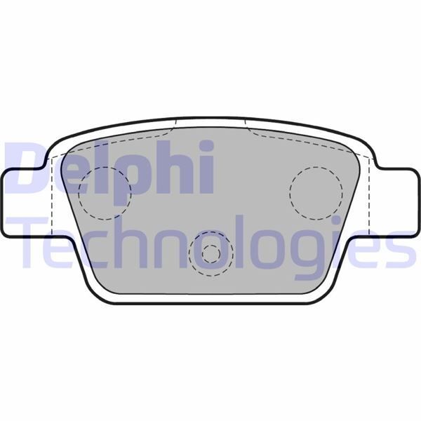 DELPHI ARKA FREN BALATASI FIAT STILO 02 LINEA 07 BRAVO II 07 14 ALFA ROMEO MİTO 08 MULTIPLA 99 (77362768)