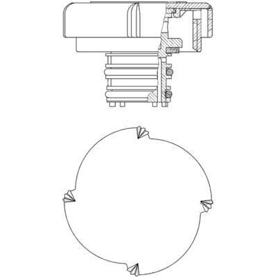 MAHLE RADYATOR KAPAGI BMW E30 E34 E36 E38 E39 E46 E60 E65 E83 E53 . LAND ROVER DISCOVERY LJ L318 RANGE ROV ER P38A L322 (17137639023)