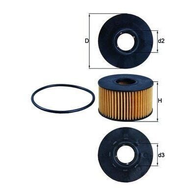 MAHLE YAG FILTRESI JAGUAR X-TYPE I X400 FORD MONDEO 3 (JDE2464)