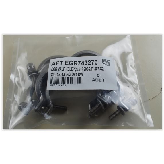 AFT EGR VALF KELEPÇESİ P206-207-307-C2-C3-C4 1.4-1.6 HDI DV4-DV6 (1628.3J)
