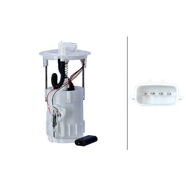 HELLA YAKIT BESLEME ÜNİTESİ 4 KUTUPLU DACIA LODGY-DOKKER 12 >RENAULT CLIO IV 1.5DCI K9K (172027123R)