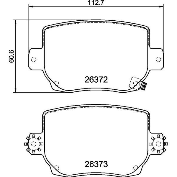 BREMBO FREN BALATASI ARKA TESLA MODEL 3 5YJ3 2020> MODEL Y 5YJY 2019> SPOR PAKET (800824600A)