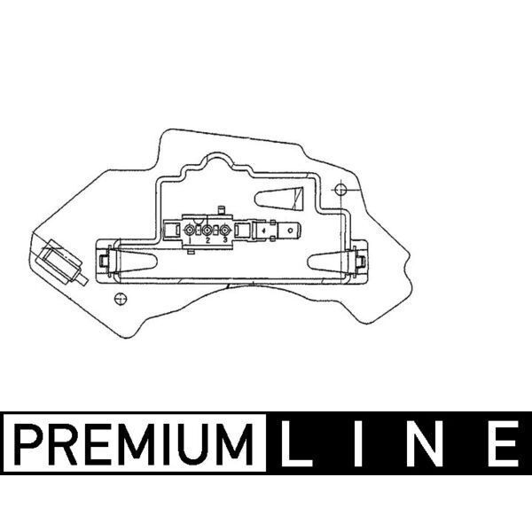 MAHLE KLIMA FAN REGULATORU MERCEDES E-CLASS W210 S210 (A2108206110)