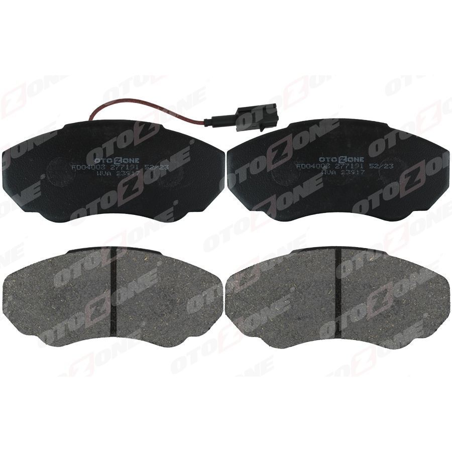 OTOZONE ÖN FREN BALATASI FİŞLİ PEUGEOT BOXER-CITROEN JUMPER-FIAT DUCATO 01>06 KÜÇÜK TİP (4252.42)