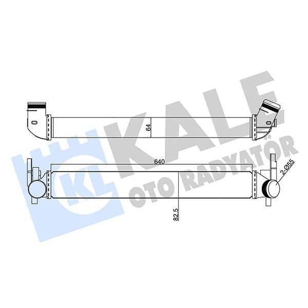 KALE RADYATOR TURBO RADYATÖRÜ INTERCOOLER POLO 09>A1 11-15 IBIZA IV-FABIA II (6R0145805)
