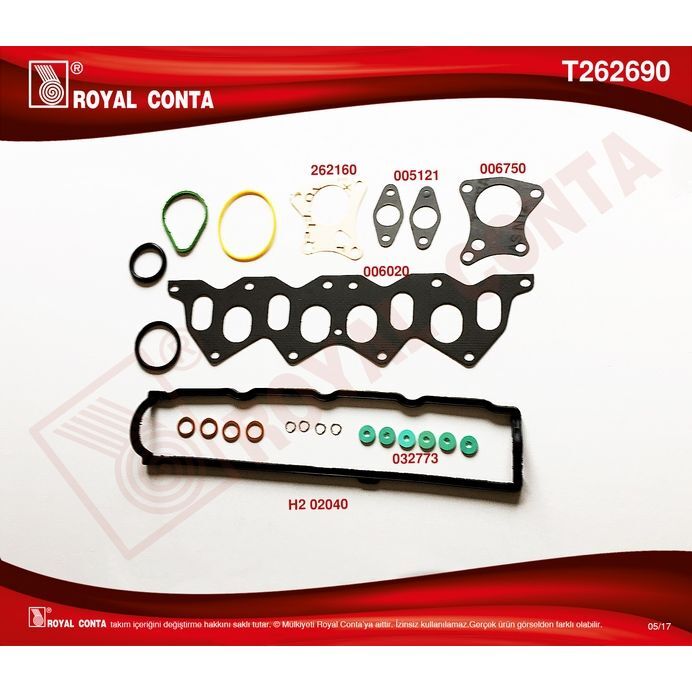 ROYAL ÜST TAKIM CONTA KEÇESİZ SKC SİZ KNG-EXP-CLIO F8Q