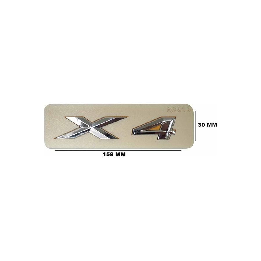 Lemar Yazı Tip Yazısı Büyük Bmw X4 Krom F26-G02 (5114 7 339 428)
