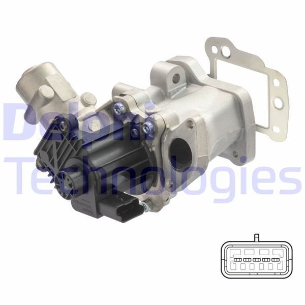 DELPHI EGR VALFI 224DT DISCOVERY SPORT L550 FREELANDER 2 L359 RANGE ROVER EVOQUE L538 JAGUAR XF I X250 XF SPORTBRAKE X250 (LR000997)