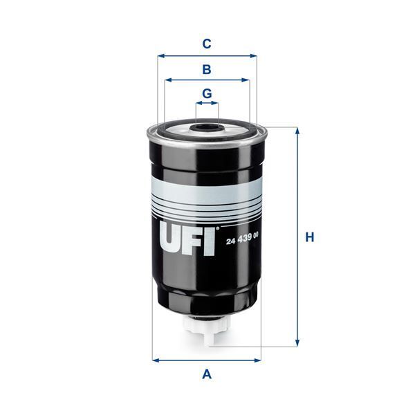 UFI YAKIT FİLTRESİ UZUN TİP HYUNDAI ACCENT ADMIRE. ERA. GETZ. MATRIX 1.5L D3EA D4FA CRDI 02-10 / H-1. STAREX. LIBERO 2.5L D4CB 03-> / KIA RIO 1.5L D4FA 05-11 / CARENS 2.0L D4EA 10-13 (3192226910)