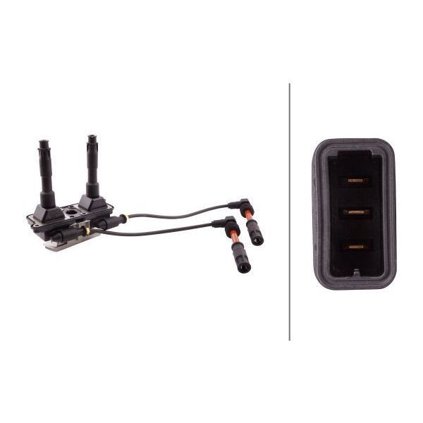 HELLA ATEŞLEME BOBİN SETİ (BUJİ KABLOLU) PASSAT A4 97>1,8 ADR APT (058905101A)