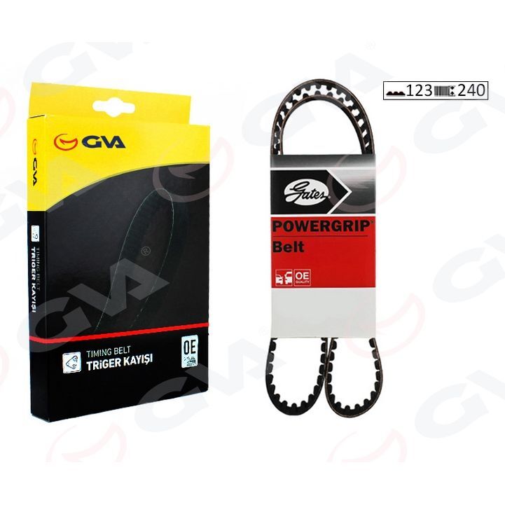 GVA TRİGER KAYIŞI EKSANTRİK KAYIŞI TOYOTA COROLLA 1.3L 2E KARBÜRATÖRLÜ EE90. EE100 88-98 123X240 (1356811050)