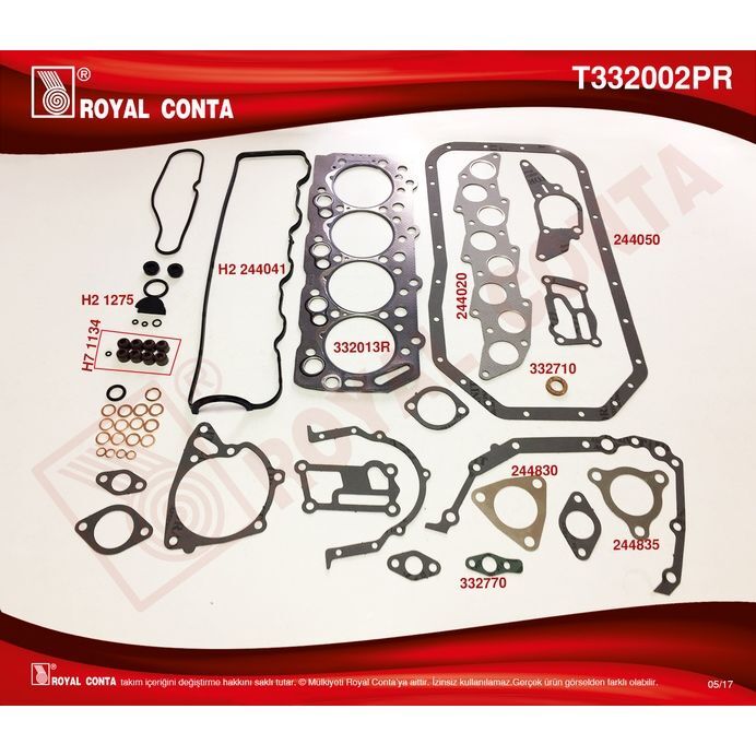 ROYAL MOTOR TAKIM CONTA STAREX 2.5 TURBO DZL