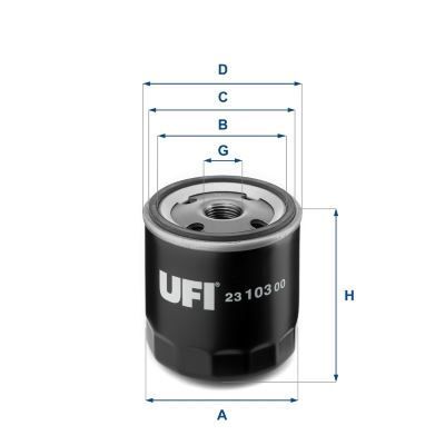 UFI YAG FILTRESI FIESTA CB1 08>12 V 02> FOCUS CAK 98>05 II III FUSION 02>12 C MAX 06>11 MONDEO III 00>07 (741M6714CA)