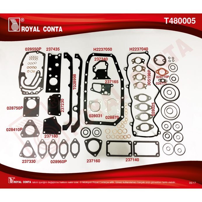 ROYAL MOTOR TAKIM CONTA SKC SİZ DUCATO 2.8 JTD 11/02 >