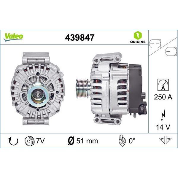 VALEO ALTERNATÖR W463 (9060822)