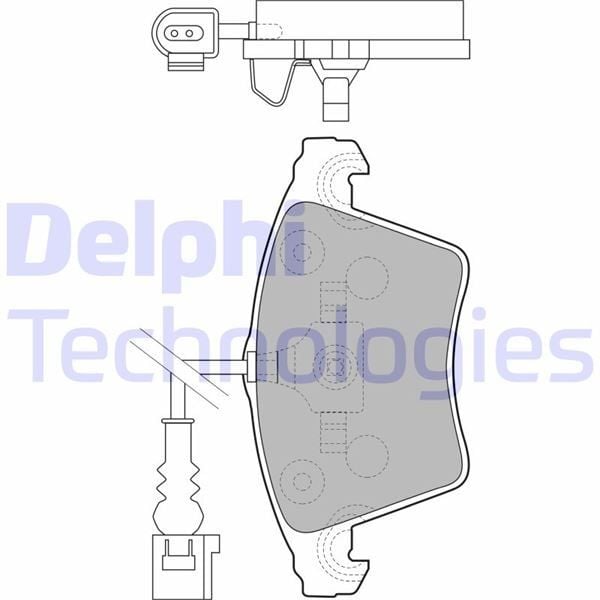 DELPHI ÖN BALATA FİŞLİ TRANSPORTER T5 16 JANT YM KALIN 03 (7H0698151)