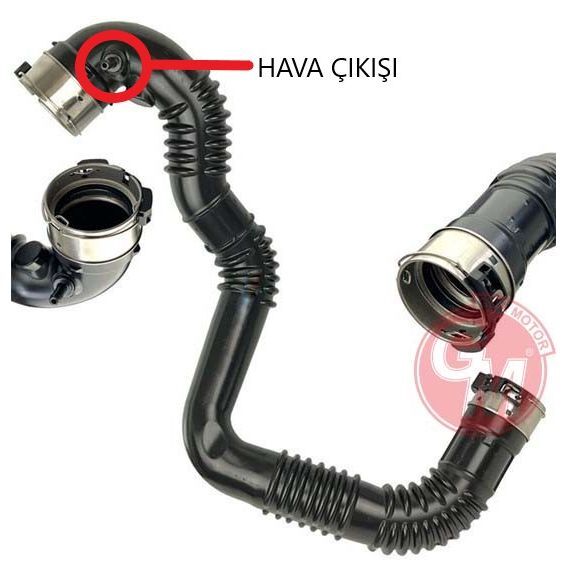 GUA TURBO HORTUMU RENAULT KOLEOS II HC 1.6 DCI 130 - NİSSAN X-TRAIL III T32 . T32R. T32RR 1.6 DCI A LL MODE 4X4-I NT32 (144604BE2B)