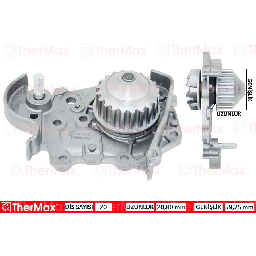 THERMAX DEVİRDAİM MGN-R19 1.6 ENJ CLIO SYMOL 1.4 K7M-LOGAN-SANDERO 1.4I-1.6I-QASHQAI 1.6 PA1035 T 7700861686-1307700QAD (7701478018)