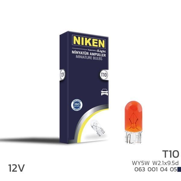 NIKEN NIKEN T10 PARK AMPULU WY5W W2.1X9.5D AMB 12V 10LU