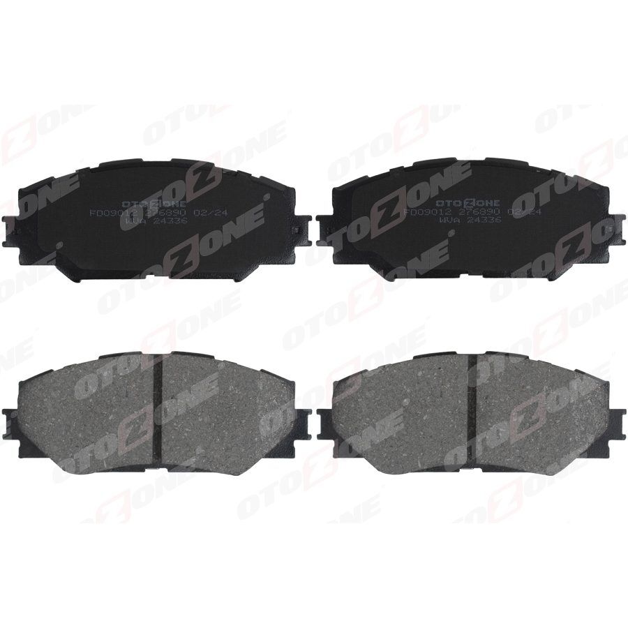 OTOZONE ÖN FREN BALATA TOYOTA AURIS. COROLLA 1.6L 1ZR-FE ZRE151 07-11 / 1.33L 1NR-FE NRE150 6 VITES 10-12 (0446502220)