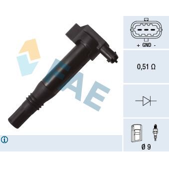 FAE ATEŞLEME BOBİNİ CORSA F-CROSSLAND-C3-C4-C-ELYSEE-P108-P208-P301-P308-P2008-DS3 1.2 PURETECH-VTI B12X E-D12-F12XE (3639500)