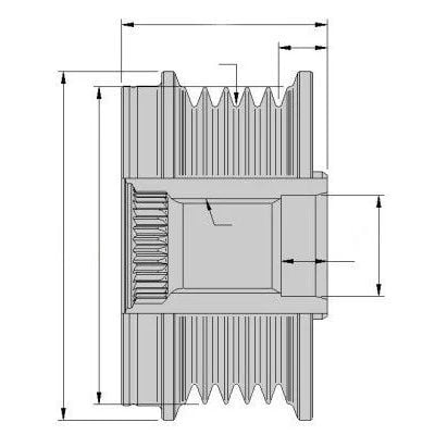 Meyle Şarz Dinamo Kasnağı W166 (A278 150 00 60)