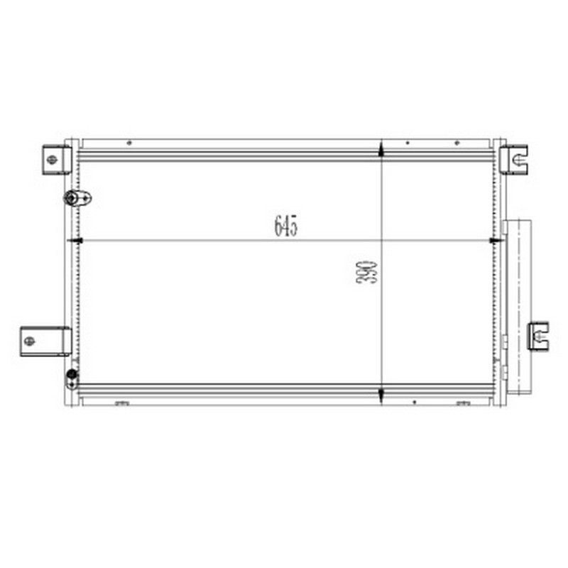 ORIS KLİMA KONDENSERİ AVENSİS 2.0D4D 03 OTO.-MEK. (8845005170)