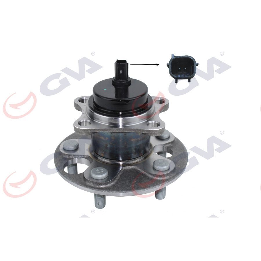 GVA ARKA TEKER PORYASI RULMANLI AURIS-COROLLA E150 07-12 ABS Lİ 5 BİJON (4245002120)