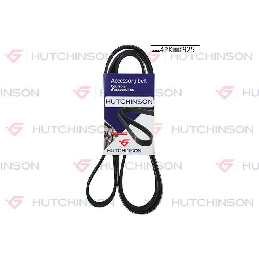 HUTCHINSON KANALLI KAYIS FIAT TEMPRA TIPO RENAULT CLIO II 98>05 TWINGO 96> KANGOO 98> CLIO SYMBOL 02> SYMBOL II 08> CLIO IV 12> 1.2 D4F 4PK925 (820004185082008301907657703)
