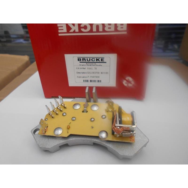 BRUCKE KALORİFER KLİMA REZİSTANSI PARTNER-BERLINGO 1.9/2.0 HDİ-P106-P306-P406-XSARA (6441.78)