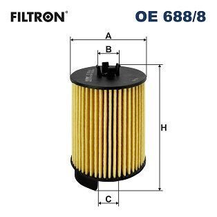 FILTRON YAĞ FİLTRESİ A4-A6 17> (05L115562)