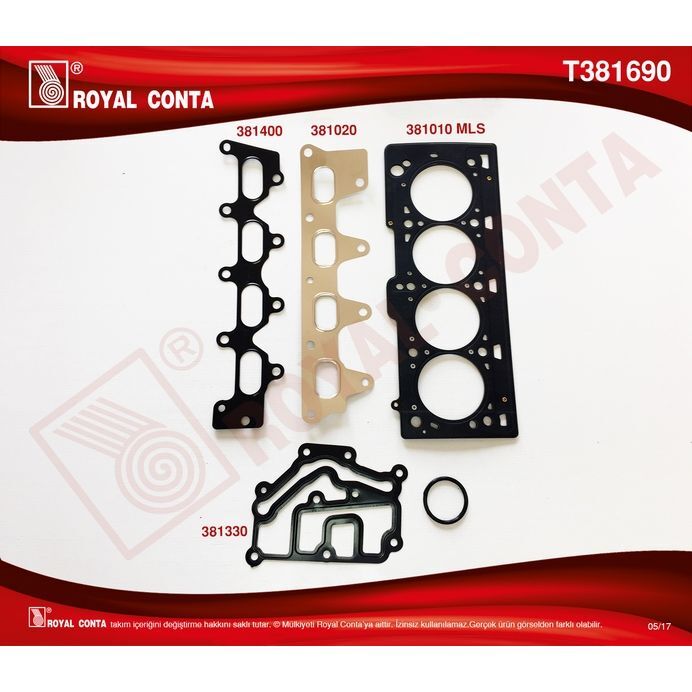 ROYAL ÜST TAKIM CONTA LGN-CLIO 1.4-1.6 16 V K4J-K4M