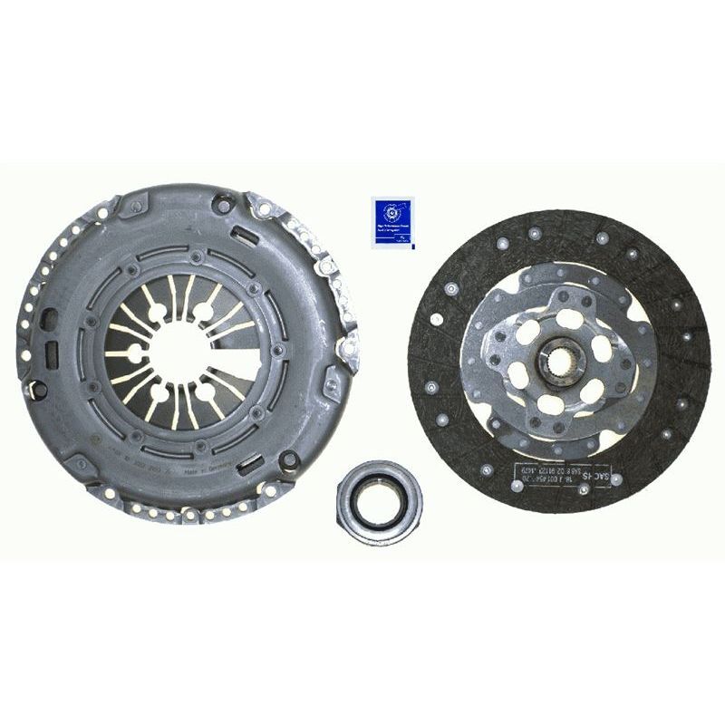 SACHS DEBRİYAJ SETİ BORA-GOLF IV 1.9TDI 98-04 -POLO 1.6TDI CAYB 09 > 1.9TDI 01 > ATD-AXR-AGR 826473 X İ (038198141C)