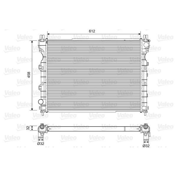 VALEO SU RADYATÖRÜ FREELANDER 1.8 16V/ 2.0 TD4 / 2,5 V6 01> (PCC000320)